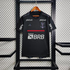 Camisa Flamengo III 23/24 Preta Com Patrocínio Masculina