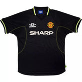 Camisa Manchester United III 1998/1999 Preta Retrô Masculina