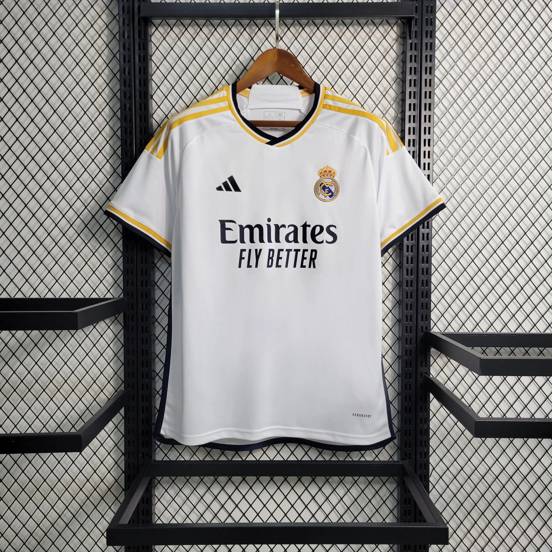 Camisa Real Madrid I 23/24 Branca Masculina