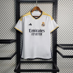 Camisa Real Madrid I 23/24 Branca Masculina