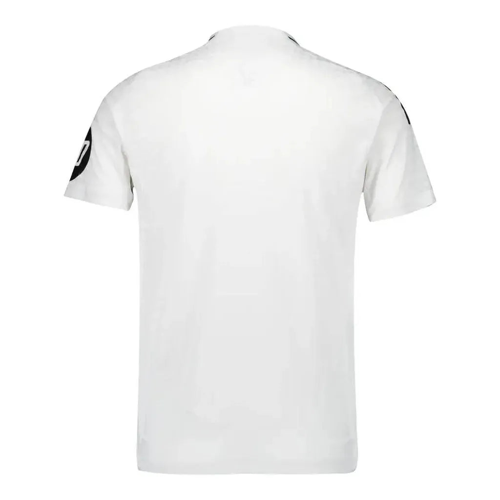 Camisa Real Madrid I 24/25 Com Patch Campeão Champions League Branca Masculina