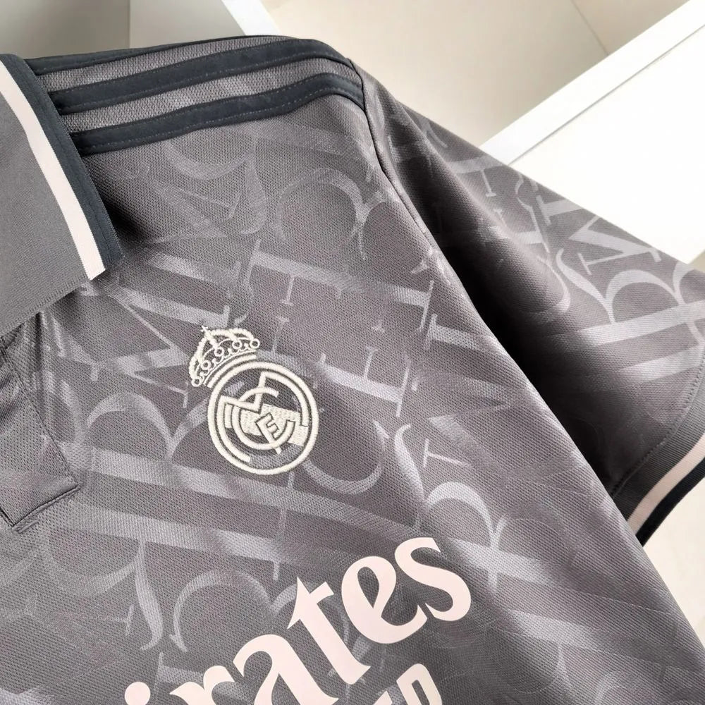 Camisa Real Madrid III 24/25 Cinza Masculina
