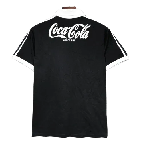 Camisa Vasco da Gama I 1998 Retrô Preta e Branca Masculina