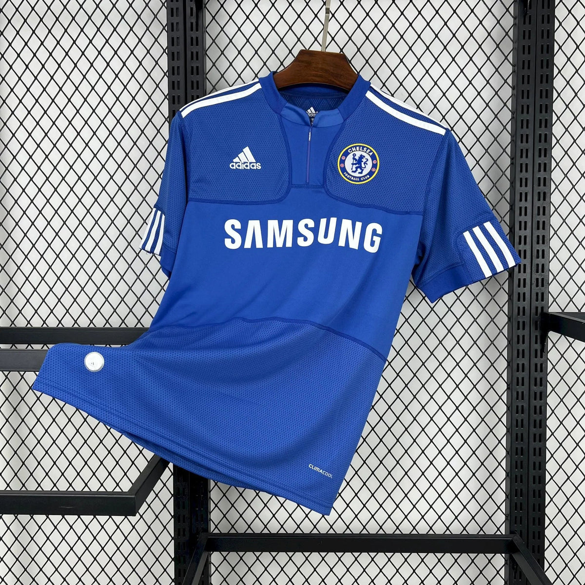 Camisa Chelsea I 2009/2010 Retrô Azul Masculina