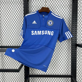 Camisa Chelsea I 2009/2010 Retrô Azul Masculina