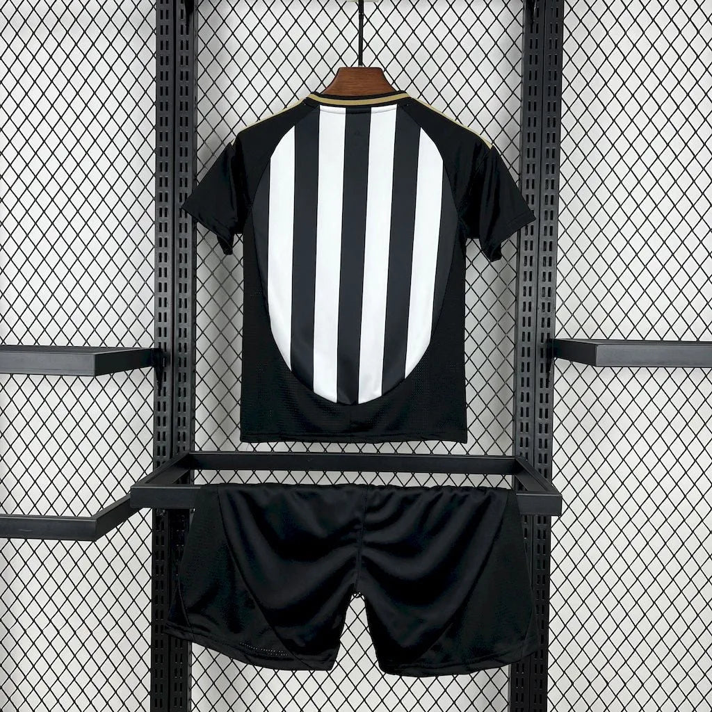 Conjunto Infantil Atlético Mineiro I 25/26 Branco e Preto