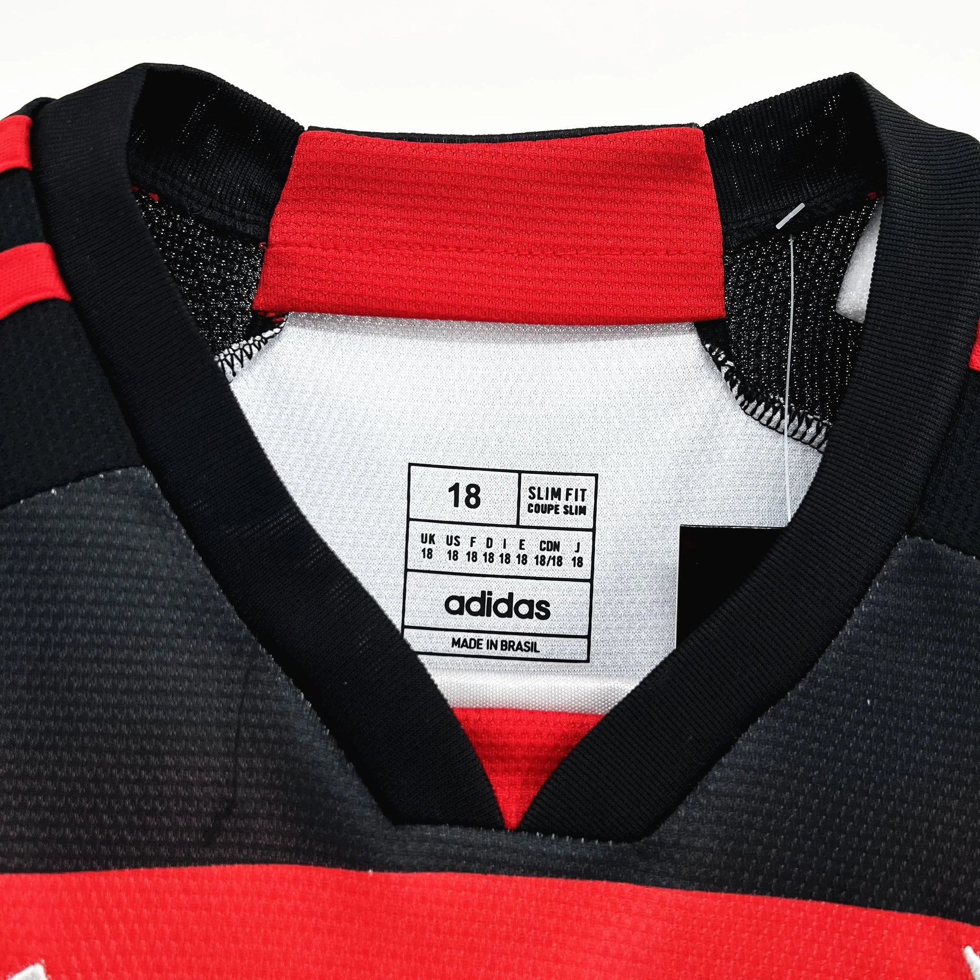 Conjunto Infantil Flamengo I 24/25 Manga Longa Vermelho/Preto