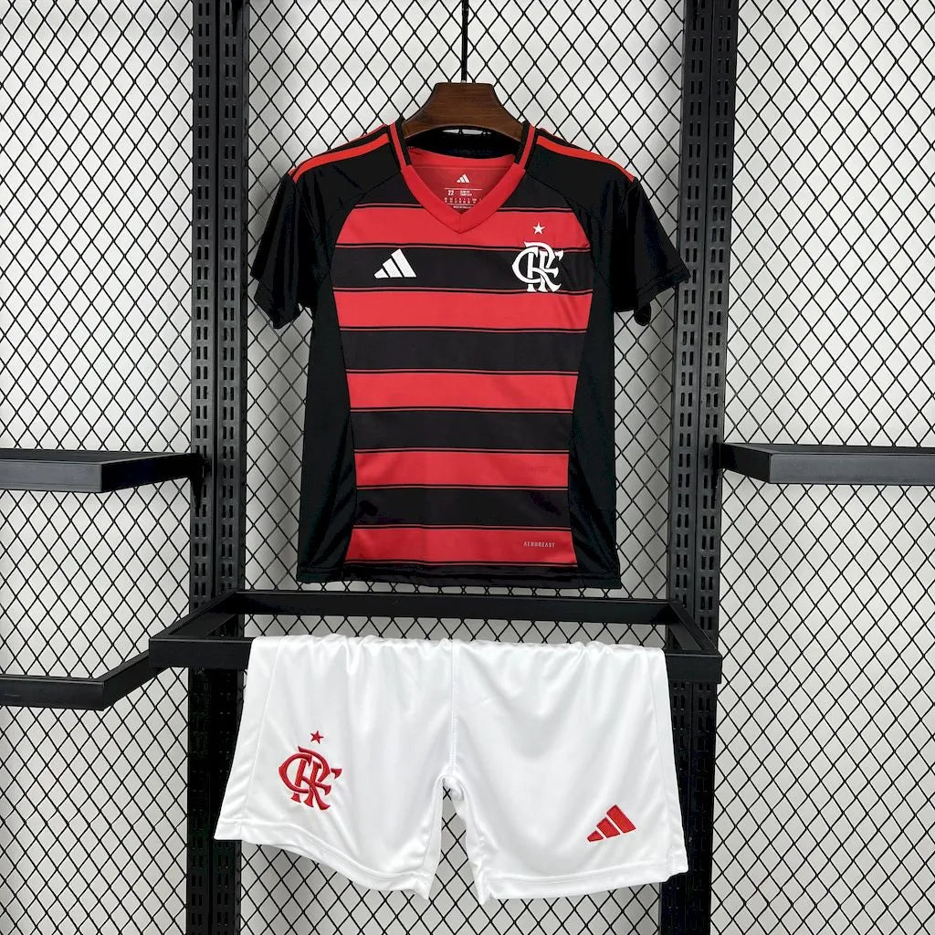 Conjunto Infantil Flamengo I 25/26 Vermelho/Preto