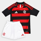 Conjunto Infantil Flamengo I 25/26 Vermelho/Preto