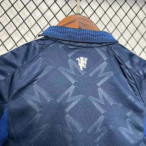 Conjunto Infantil Manchester United II 24/25 Azul