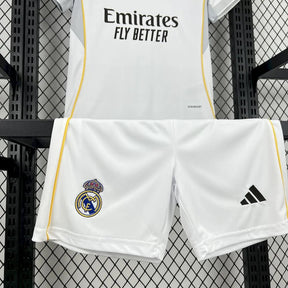 Conjunto Infantil Real Madrid I 25/26 Branco