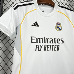 Conjunto Infantil Real Madrid I 25/26 Branco