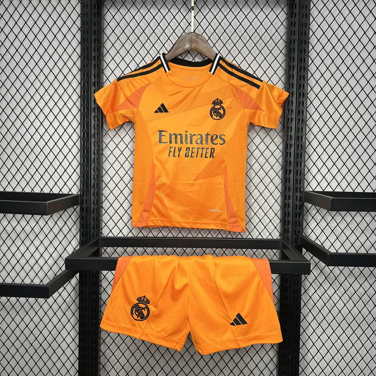 Conjunto Infantil Real Madrid II 24/25 Laranja