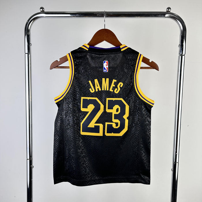 Regata Infantil  Los Angeles Lakers LeBron James 23 Preta