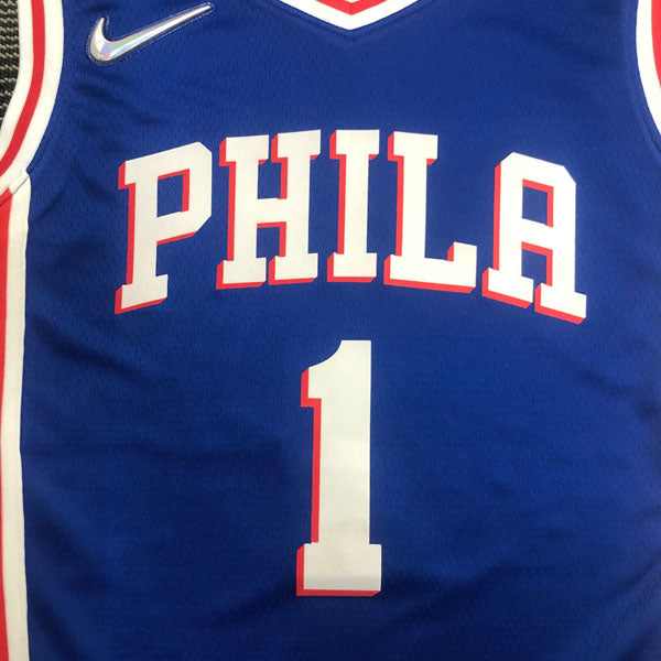 Regata  Philadelphia 76ers Edição 75 anos 21/22 James Harden Azul