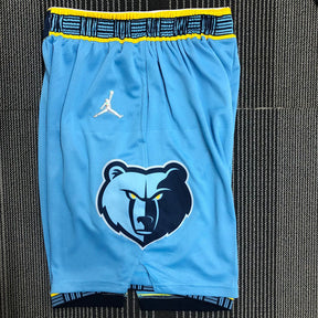 Short  Memphis Grizzlies Statement Edição 75 anos 21/22 Azul Claro