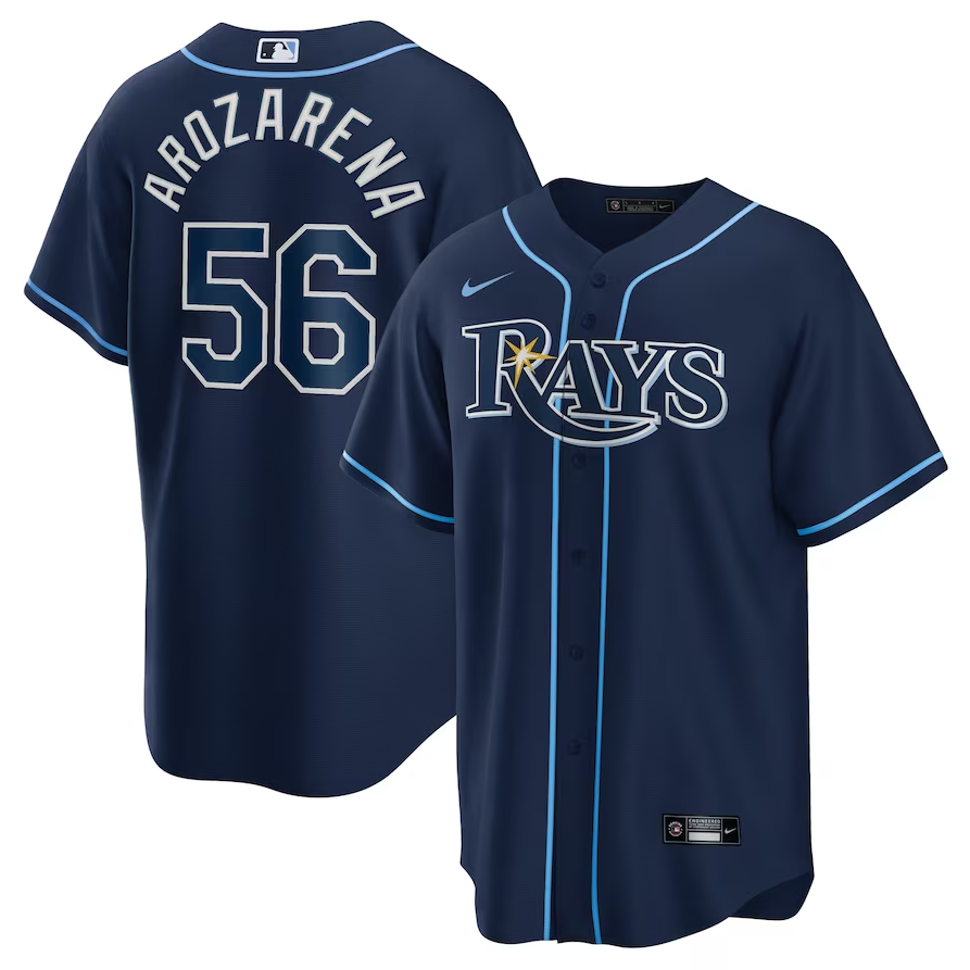 Camisa MLB Tampa Bay Rays Azul Torcedor