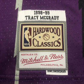 Regata Toronto Raptors Retrô Mitchell & Ness 1998/1999 McGrady Roxa