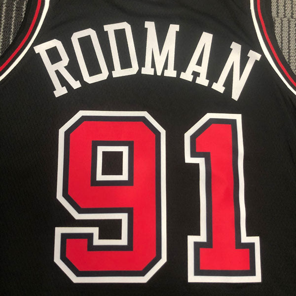 Regata  Chicago Bulls Dennis Rodman Preta
