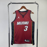 Regata  Miami Heat Statement Edition Dwayne Wade Vermelha