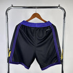 Short  Los Angeles Lakers City Edition 23/24 Preto e Roxo