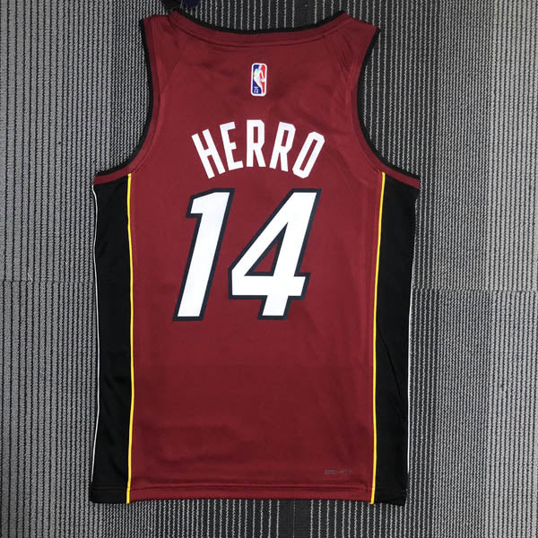 Regata  Miami Heat Statement Edição 75 anos Tyler Herro Vermelha