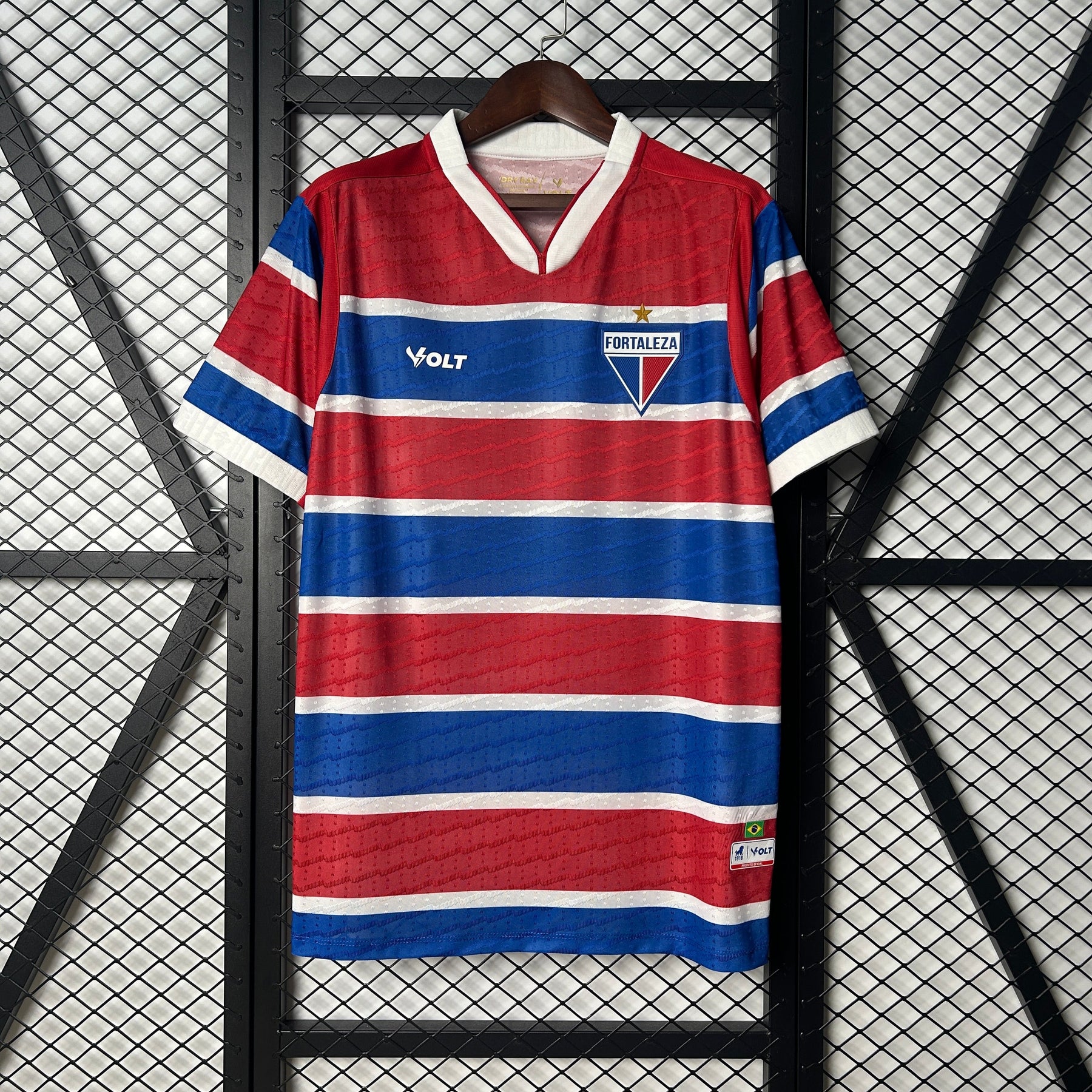 Camisa Fortaleza I 25/26 Vermelha/Azul