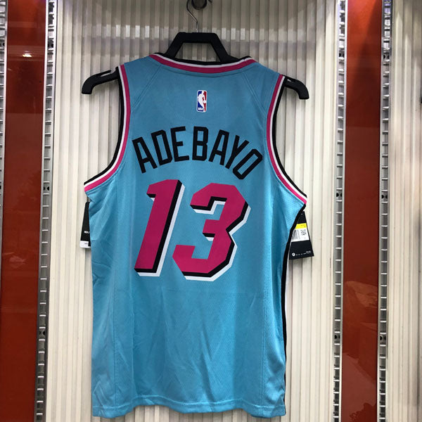 Regata  Miami Heat Vice Edition Bam Adebayo Azul