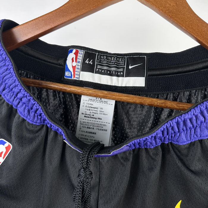Short  Los Angeles Lakers City Edition 25/26 Preto e Roxo