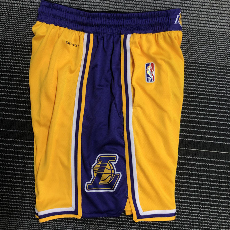 Short  Los Angeles Lakers Icon Edição 75 anos 21/22 Amarelo