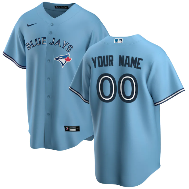 Camisa MLB Toronto Blue Jays Azul Clara Torcedor