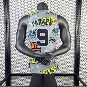 Regata Spurs Retrô Mitchell & Ness Edição Especial Tony Parker