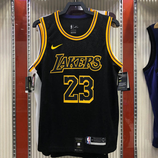 Regata  Los Angeles Lakers Black Mamba LeBron James 23 Preta