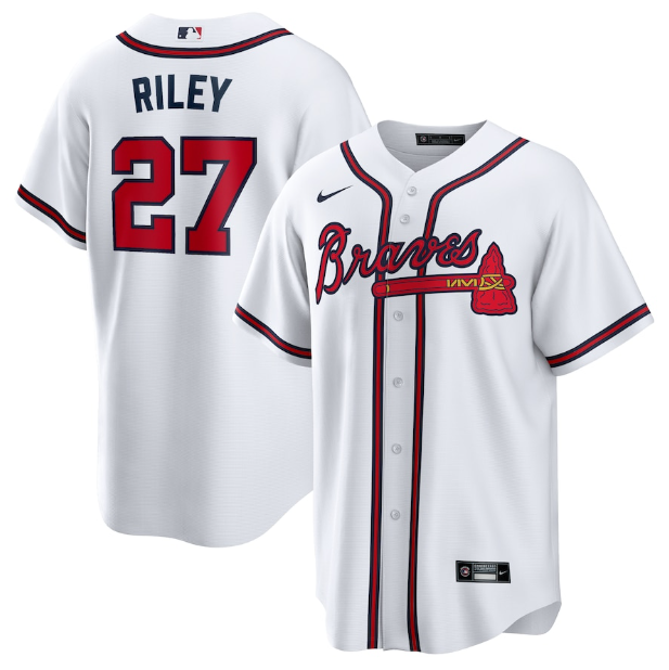 Camisa MLB Atlanta Braves Branca Torcedor Branca