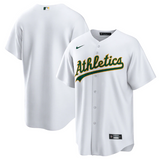 Camisa MLB Oakland Athletics Branca Torcedor