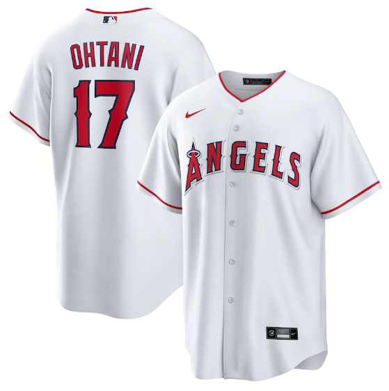 Camisa MLB Los Angeles Angels Branca Torcedor