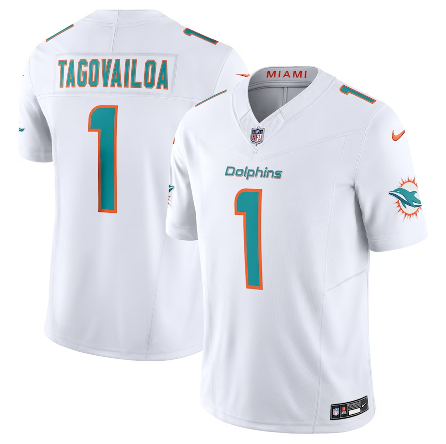 Camisa  Miami Dolphins Vapor F.U.S.E. Limited Branca