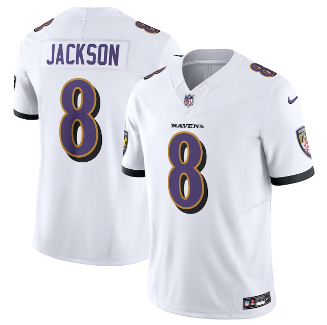Camisa NFL Baltimore Ravens Vapor F.U.S.E. Limited Branca