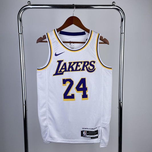 Regata  Los Angeles Lakers Association Edition Kobe Bryant 24 Branca