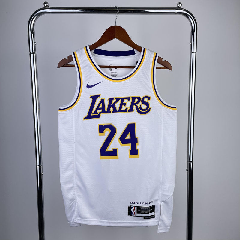 Regata  Los Angeles Lakers Association Edition Kobe Bryant 24 Branca
