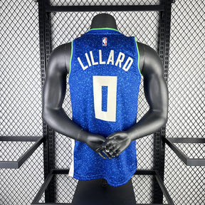Regata  Milwaukee Bucks City Edition 23/24 Damian Lillard Azul