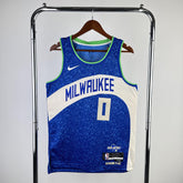 Regata  Milwaukee Bucks City Edition 23/24 Damian Lillard Azul