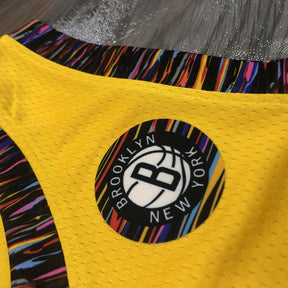 Regata  Brooklyn Nets Bed Stuy Edition Notorius B.I.G Amarela