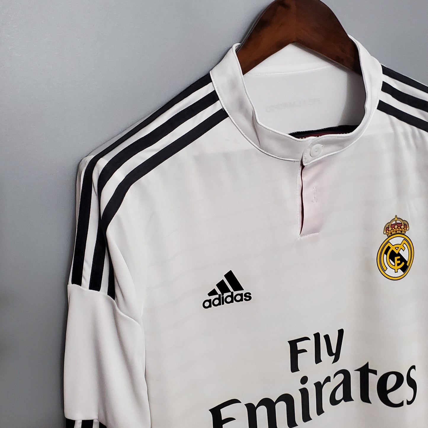 Camisa Real Madrid Titular 14/15 - Versão Retrô Manga Longa