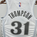 Regata  Dallas Mavericks City Edition 24/25 Klay Thompson Branca