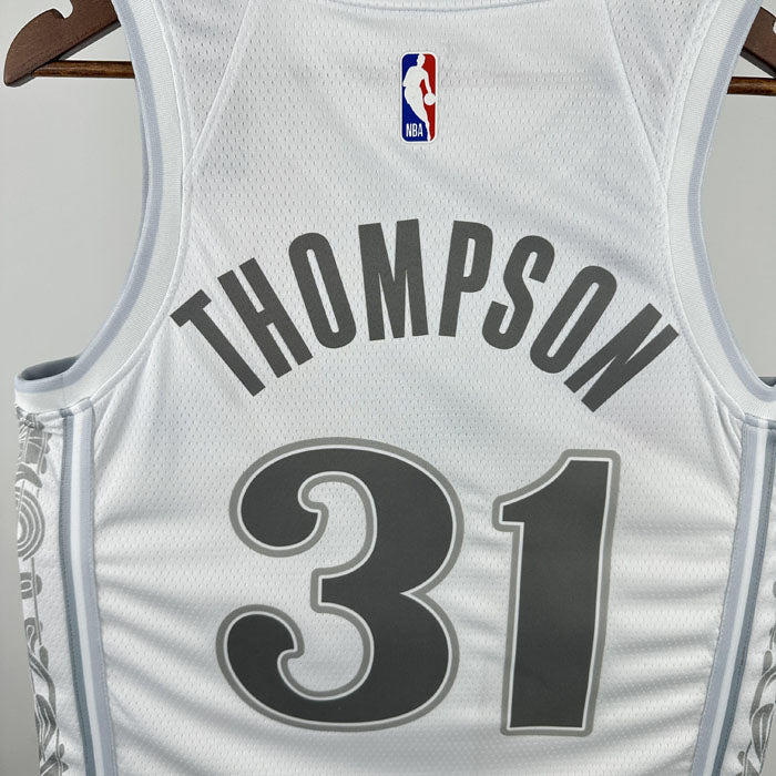 Regata  Dallas Mavericks City Edition 24/25 Klay Thompson Branca