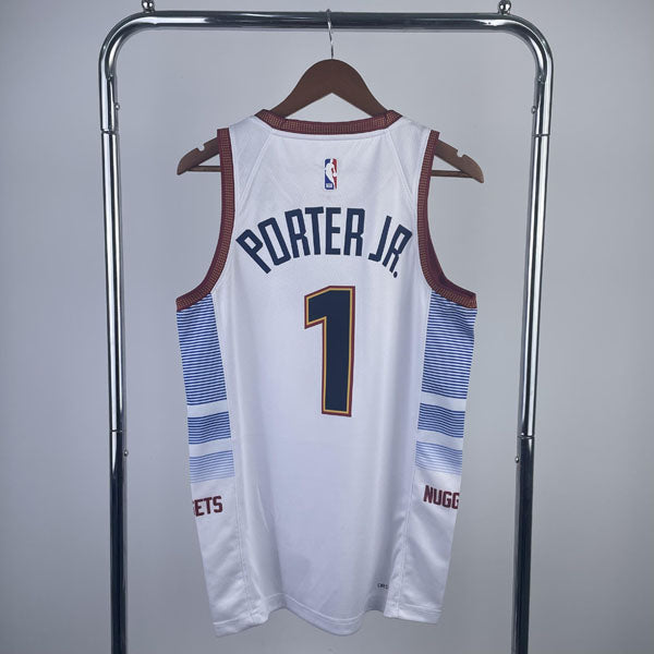 Regata  Denver Nuggets City Edition 22/23 Porter Jr Branca