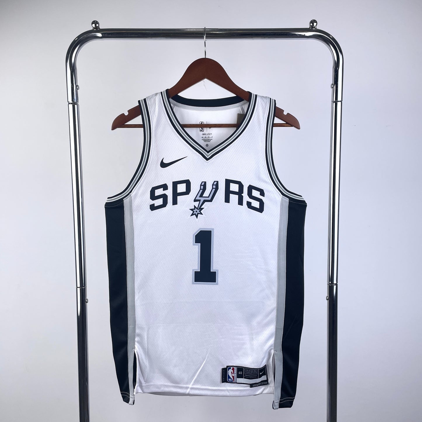 Regata San Antonio Spurs 25/26 Victor Wembanyama Branca