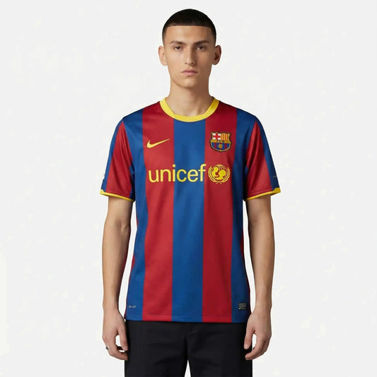 Camisa Barcelona Titular 10/11 - Versão Retrô