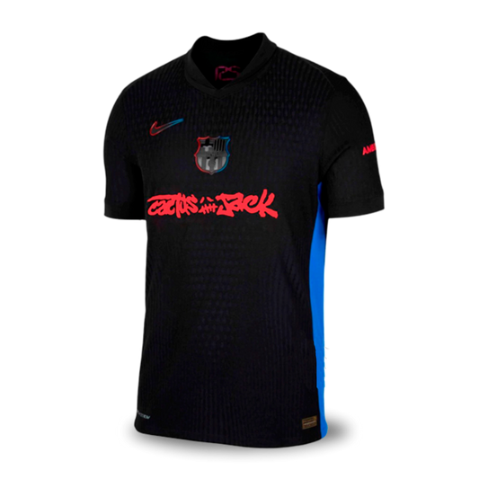 Camisa Barcelona Travis Scott Edição Especial Preta